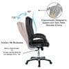 Pleash High Back Executive Chair in Black Colour