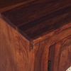 Sheesham Wood 2 Door Sideboard in Honey Oak Finish