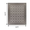 Jaipur Rugs Soft Textured Wool Tufted Rug Natural 5x5 ft