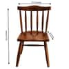 Elegant Solid Wood 4 Seater Dining Table Set with Chairs