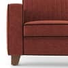 Apollo Neo  High Back 3 Seater  Fabric Sofa In Dark Coral Colour