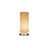 Beige Jute table lamp with Steel Base -8