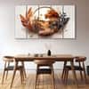 The Castle Decor Abstract Art Wall Painting Wooden Framed Digital Painting 27x48 Inch (Style 26)