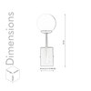 Minster Black & Frosted White Finish Wall Light