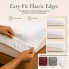 Loom and Needles Waterproof Mattress Protector Premium Cotton Mattress Bed  Cover78x72 in Grey