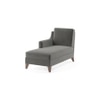 Abbey Sectional Sofa (Colour : Ash Grey Velvet, Cushion : Hard, Seater : Left Aligned 3 Seater + Left Aligned Chaise)