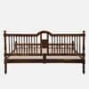 Nilaya Sheesham Wood King Size Non Storage Bed in Provincial Teak Finish