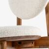 Aayam Solid Wood Dining Chair in White Colour