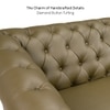 Fairmont 2 Seater Leatherette Sole in Olive Green Colour