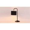 Danny Black Cotton Shade Table lamp