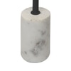 Metalsmith Marble Side Table in Black Finish