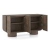 Nura Solid Wood Sideboard In Danish Walnut Finish