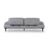 Barret 3 Seater Fabric Sofa in Grey Ice Colour