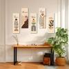The Castle Decor Peace Dream Relax Wall Art Set of 5 27x48 Inch