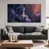 The Castle Decor Lord Shiva Wall Painting Wooden Framed 27x48 Inch (Style 14)