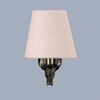 Devansh Metal Electric Wall Light in Antique Gold Colour with White Shade Count of 1 Light