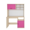 Passion Study Table Beige Teak Pink And Frosty White