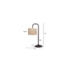 Journee Bamboo shade Iron Table Lamp