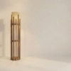 Bastian Beige Jute Floor Lamp with Beige Jute Base