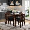 Diner 4 Seater Dining Table Set (With Upholstered Chairs)