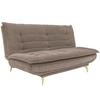 Bliss 3 Seater Sofa Cum Bed In Beige Colour