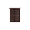 Styx Engineered Wood Queen  Size Bed With Box Storage (Walnut Finish)