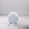 Kepler Brooks Aura Cafeteria Dining Chair in White Colour