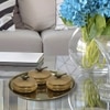 Metalsmith Metal Serveware Box Set of 4 with Tray Gold Finish