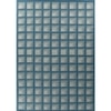Jaipur Rugs Soft Checkered Wool Dhurrie Rug Blue 6x9 ft