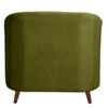 Nilo Velvet 1 Seater Sofa  in Mint Green Colour
