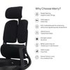 Merry Premium Ergonomic Office Chair High Back in Black Colour