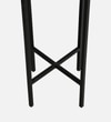 Round Metal Side Table in Black Colour