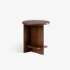 Takumi Solid Wood Side Table in Brown Colour