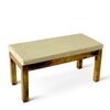 Maati Sheesham Wood Accent 2 Seater Bench In Jute Beige