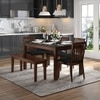 Diner Dining Bench (Finish:Dark Walnut)