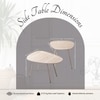 Timeless Iron Side Table in  Finish - Set of 2