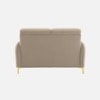Monly Velvet 2 Seater Sofa Cream Color