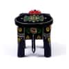 Desert Art Wooden Black Elephant Flower Pot Stand 6 Inch