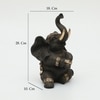 Dev Polyresin Figurine in Black Colour