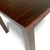 Oakmont Sheesham Wood Dining Table In Dark Walnut Finish