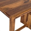 Rope Sheesham Wood  Study Table in Teak Finish