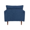 Arihana Boucle Fabric Arm Chair in Blue Colour