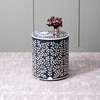 Elegant Bone Inlay Side Table