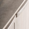 Pipevine Solid wood Mango Sideboard with 3 Door in White Wash Finish