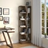 Paleo Solid Wood  Bookshelf in Danish Walnut Finish