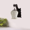 Devansh Solid Wood Electric Wall Light in Brown Colour with Multi Shade Count of 1 Light
