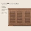 Tuscany Solid Wood Sideboard in Latin American Teak Finish
