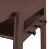 James Solid Wood Study Table in Dark Walnut Finish