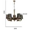 Devansh Metal Electric Wall Light in off-white Colour with off-white Shade Count of 1 Light