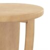 Kaya Solid Wood Side Table in Oak Finish